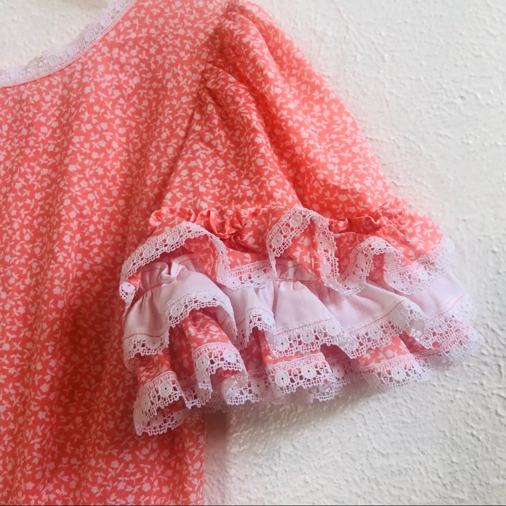 Coral Prairie Ruffle Tiered Dress - Picture 5 of 9